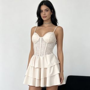 VESTIDO 45859 BEIGE