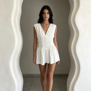 VESTIDO CN85167 BLANCO