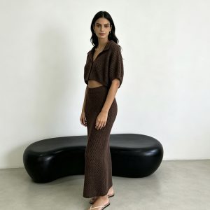 CONJUNTO 241801 MARRÓN