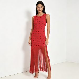 VESTIDO 47165 ROJO
